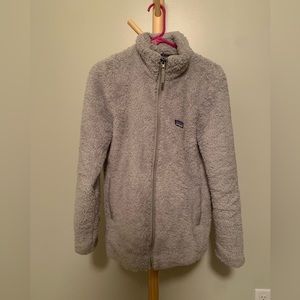 Patagonia women’s fleece coat.